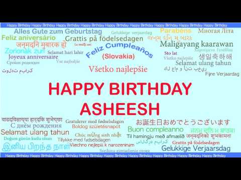 Asheesh   Languages Idiomas - Happy Birthday