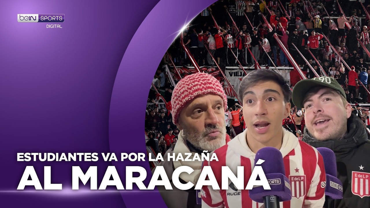 La afición de Estudiantes confía en dar el golpe ante Flamengo en el Maracaná | beIN SPORTS USA