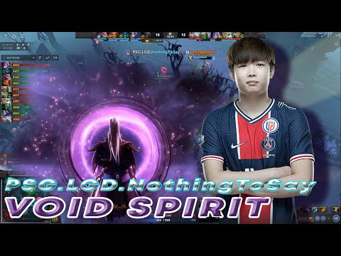 PSG.LGD.NothingToSay PLAYS VOID SPIRIT MID Dota 2 Pro Gameplay Highlights