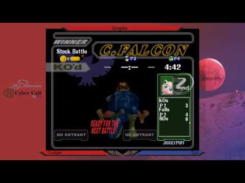 Cafe Melee 10  - Coolper (Falcon) vs Tyzi (Jigglypuff)