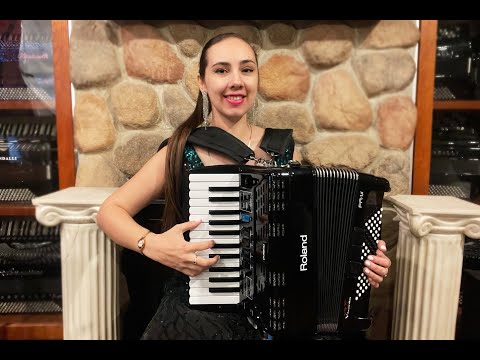 ROLFR1XBK - Black Roland FR-1X-BK Piano Accordion 26 72 $2899