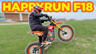 Is the HappyRun F18 Electric Dirt Bike Worth It? Honest First Impressions + Top Speed Test!
