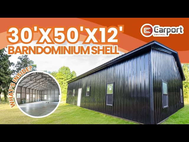 30’ x 50’ x 12’ Barndominium Shell