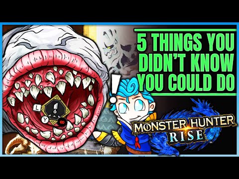 5 Things You STILL Didn't Know You Could Do in Rise - OP Kunai + Items + More - Monster Hunter Rise!
