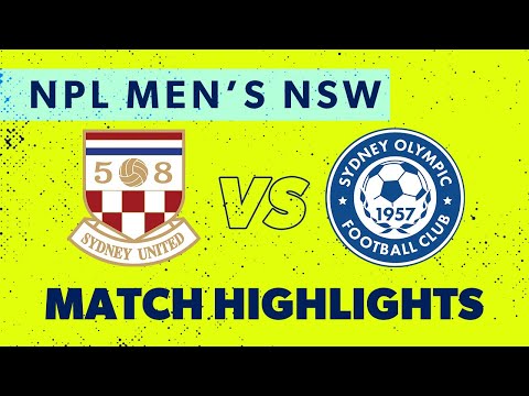 NPL Men's NSW Round 29 Highlights – Sydney United 58 v Sydney Olympic