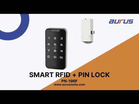 Aurus digital furniture lock - pn19rf pin + rfid lock for ca...