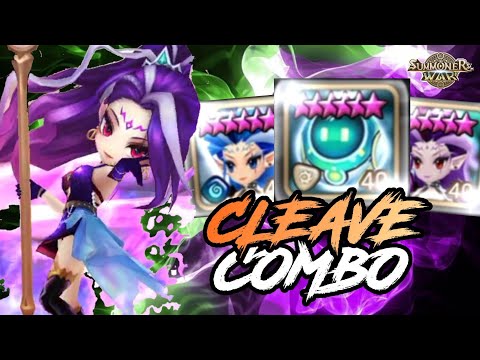 ROBO LIGHT E65 FEAT HELL LADIES = DANGEROUS REVIVE CLEAVE COMBO [Summoners War : Sky Arena]