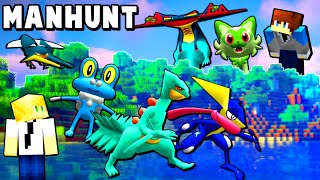 Minecraft Pixelmon MANHUNT ISLAND (Speedrunner VS Hunter)