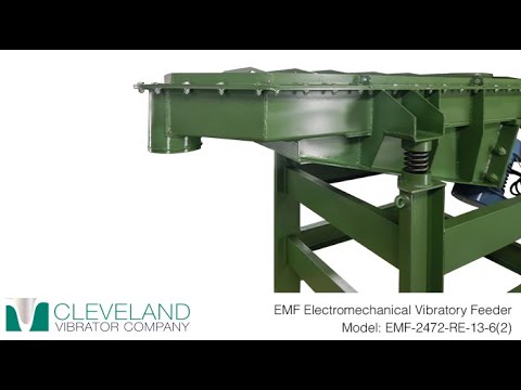 Electromechanical Vibratory Feeder for Slag - Cleveland Vibrator Co.