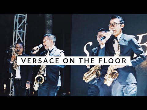 The Saxo Brothers - Versace On The Floor (saxophone group cover)