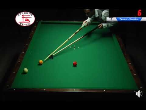 RIONDINO vs PANCONI - FINALE 2°Trofeo Biliardo Città di Arezzo Centro Dalfa 2018@TREDICALCIO