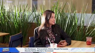 Entrevista ao Jornal Regional, falando sobre Depressão.
