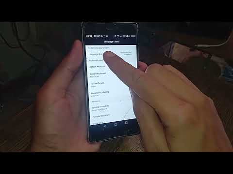 How to change the language in Huawei P8 GRA-L09