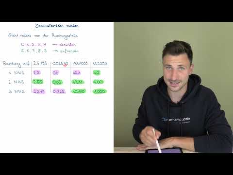 Dezimalbrüche runden