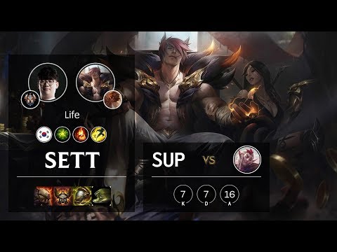 Sett Support vs Rakan - KR Challenger Patch 10.3