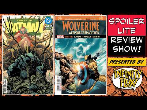 Before Release Weekly Comics Absolute Batman, Weapons of Armageddon, Ultimate Spider-Man, White Sky