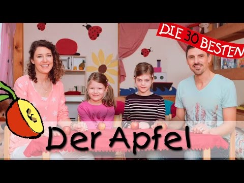 🌺 Der Apfel - Singen, Tanzen und Bewegen || Kinderlieder