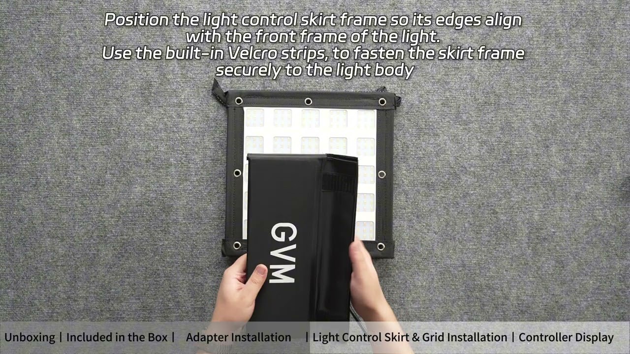 GVM ZipTile Z100B | Unboxing & Installation Guide