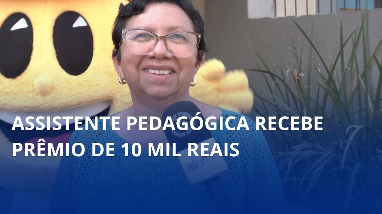 Moradora de Rio do Sul, assistente pedagógica recebe prêmio de 10 mil reais da Trivale