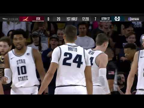NCAAB 2019 Saint Katherine at Utah State 1st Half