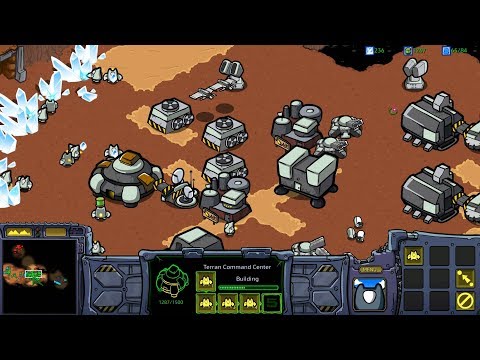 StarCraft: Cartooned (Carbot Remastered) BW Campaign Terran Mission 4 - Assault on Korhal