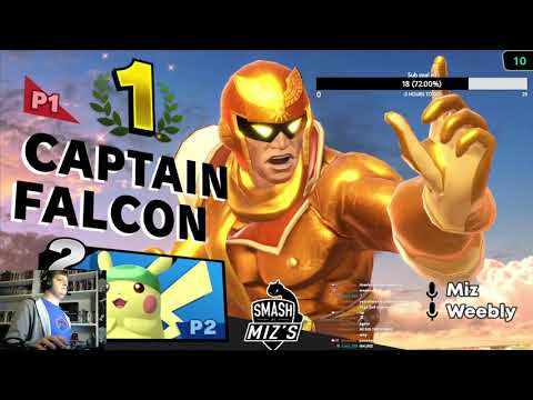 Smash @ Miz's WiFi 26 - sab_by (Captain Falcon) vs. Agent (Pikachu) Losers Round 5