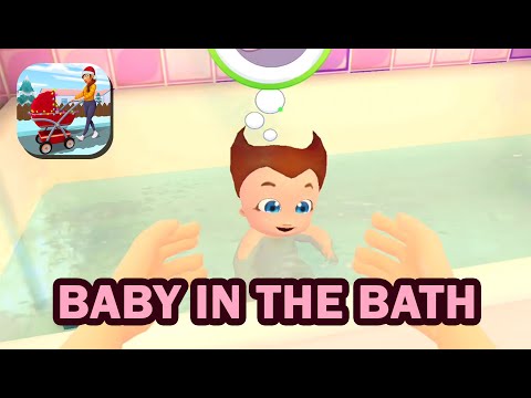 Mother Simulator: Happy Virtual Family Life - Baby in the bath | Gameplay Walkthrough (iOS, Android)