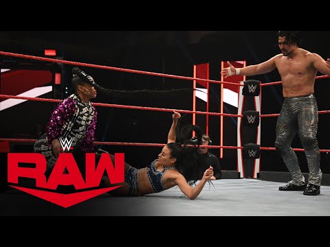 The Street Profits & Bianca Belair vs. Angel Garza, Austin Theory & Zelina Vega: Raw, April 6, 2020