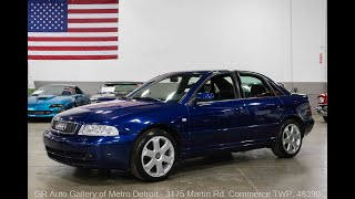 Video Thumbnail for 2001 Audi S4