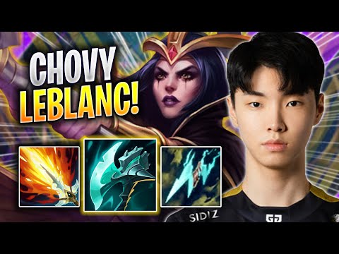 CHOVY TRIES NEW LEBLANC BUILD! - GEN Chovy Plays Leblanc MID vs Yasuo! | Season 2023