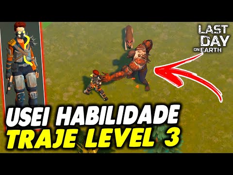 USEI HABILIDADE DO NOVO TRAJE NIVEL 3 - Last Day On Earth