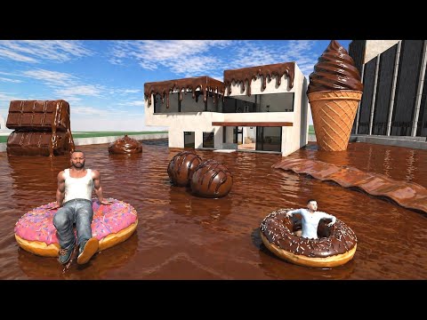 Franklin Upgrade House To Chocolate House In INDIAN BIKES DRIVING 3D