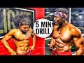 50 Pull ups 100 Push ups in 5 minutes | Upper Body Workout for Mass Bodybuilding