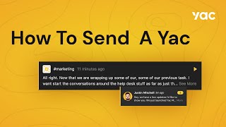 How to send a yac