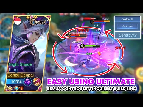 HOW TO USE LING WITH PERFECT ULTIMATE? These Are All The settings & Best Build Ling Mobile Legends