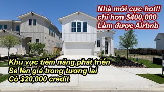 Nhà mới giá chỉ hơn $400,000 làm được Airbnb | Khu vực tiềm năng phát triển lên giá trong tương lai