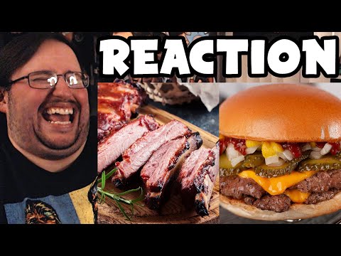 Gor's "How To Smoke Ribs & Make a Smash Burger by HowToBasic" REACTION