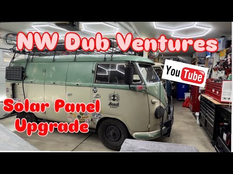 Split VW Bus Solar panel modifications - NW Dub Ventures 