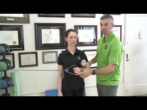 Shoulder Exercise - Internal / External Rotation of Rotator Cuff - Zion Physical Therapy Video