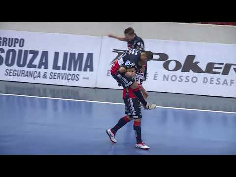 GOLS CASCAVEL FUTSAL 3 X 1 MINAS