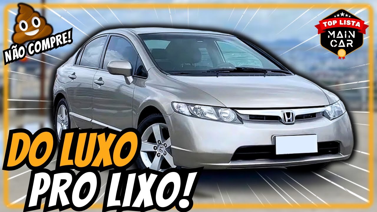 5 PIORES Carros para se COMPRAR | SÓ FIASCOS e DECEPÇÕES🔥