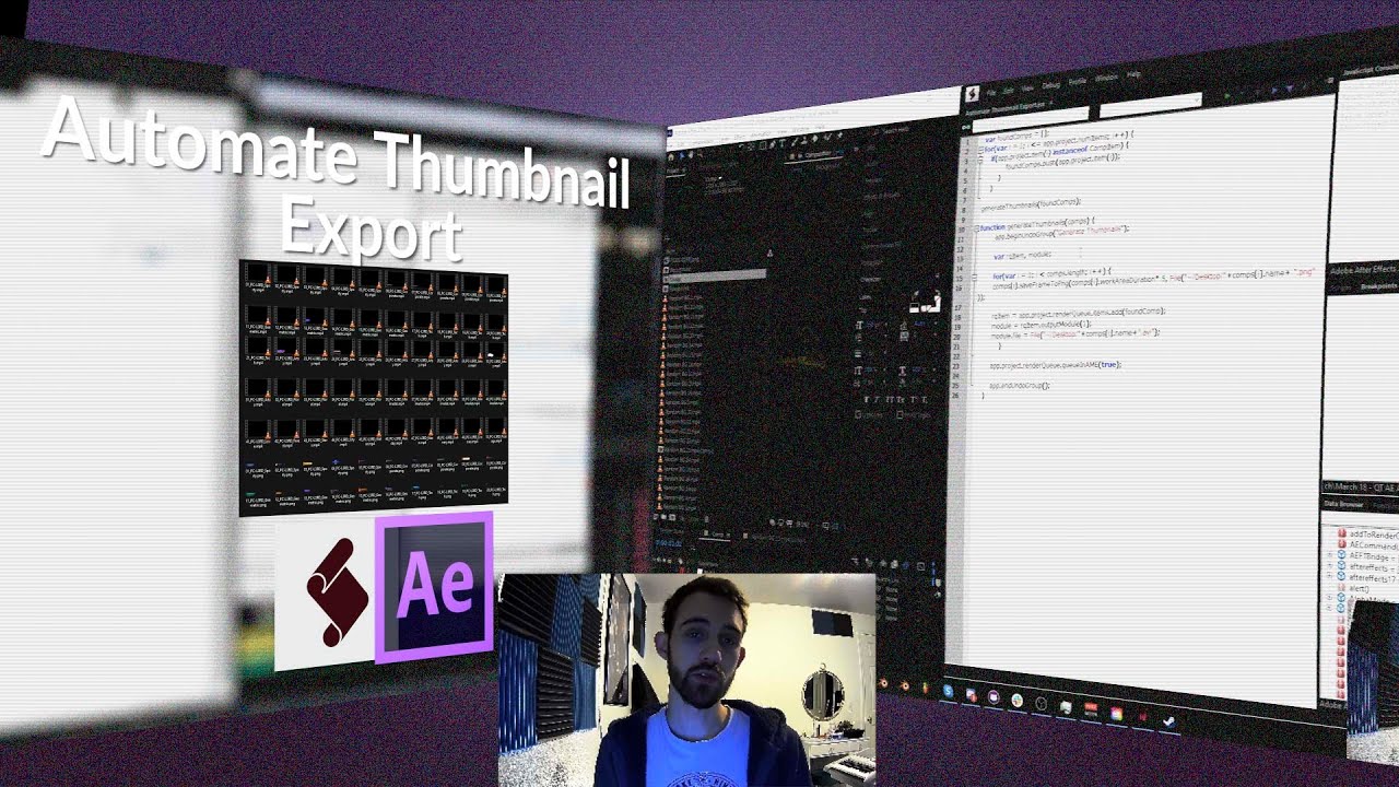After Effects Scripting QuickTip - Automate Thumbnail Export