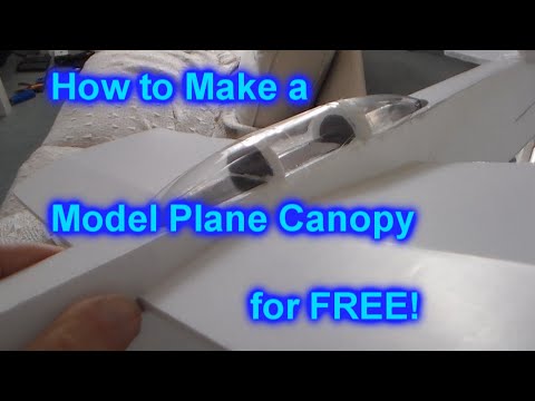 Flight Test Mini Scout makeover - a proper bubble canopy made from a drinks bottle. Here's How!