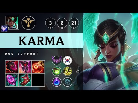 Karma Support vs Senna - KR Master Patch 25.17