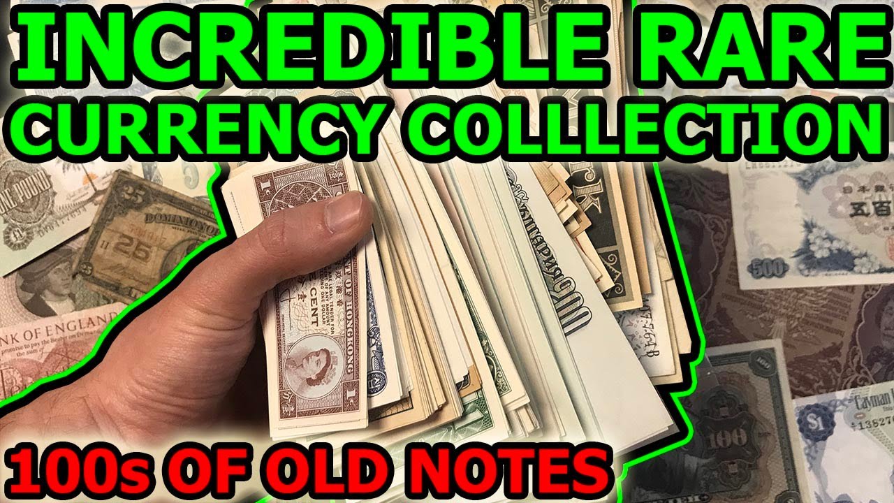 INSANE VALUABLE World Banknote Search w/Rare & Old Paper Currency - Collection Unboxing