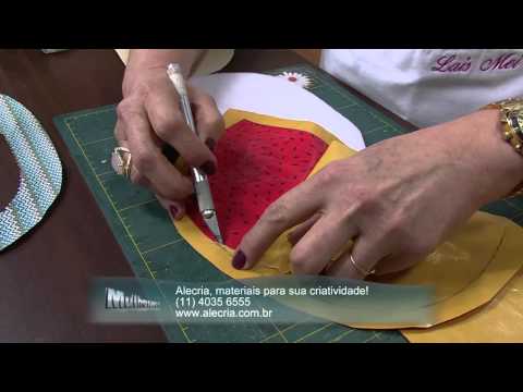 Mulher.com 22/08/2014 - Decoupage com Tecido Adesivado por Lais Mei