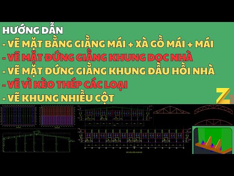 Video hướng dẫn vẽ kèo thép nhiều nhịp thống kê thép xuất khối lượng excel