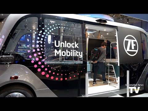 AUTOMOTIVE NEWS VIDEO - 01/17/2023: Inside ZF's autonomous shuttle