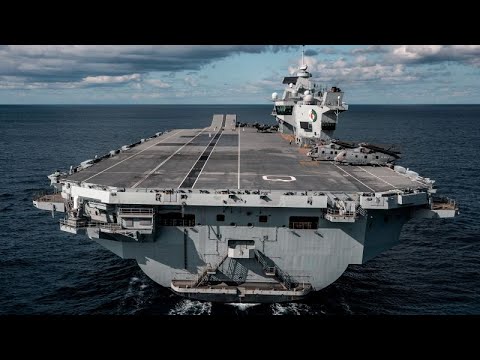 Royal Navy - Britains Biggest Warship -  HMS Queen Elizabeth - Sea Trials / Return To Pompey etc