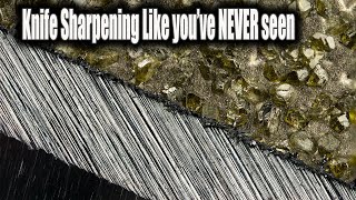 Knife Sharpening In Real Time Under A Microscope
